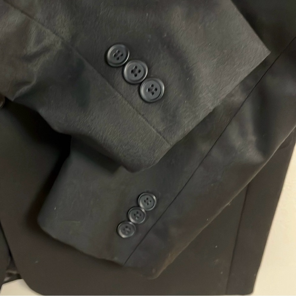 Joseph & Feiss blazer suit jacket coat boys size 20 black 2 button long sleeve - Picture 5 of 12